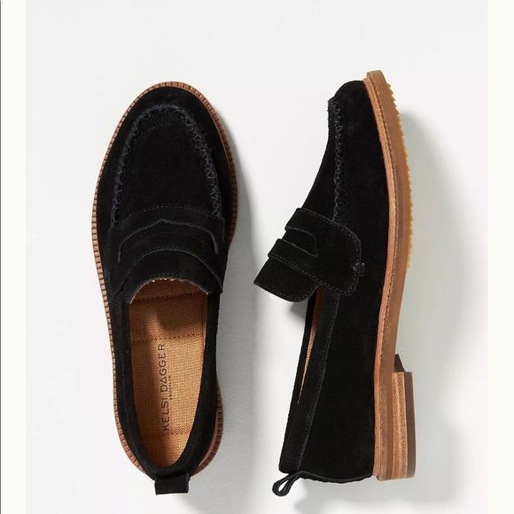 Anthropologie Shoes - NIB Anthropologie Kelsi Dagger Brooklyn Lens Suede Loafers